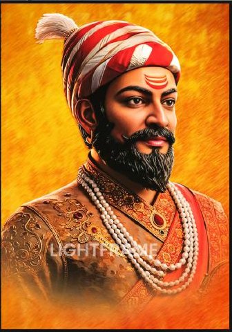 Shivaji Maharaj LED frame